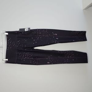 Bally total Fitness purple leggings size Large